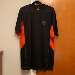 NWT Black and Orange 2x XXL SP Active Cool & Dry Shirt